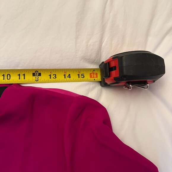 Banana Republic Aurelia Maxi Dress in neon fuchsia ~ size SP, NWT! - Picture 8 of 10